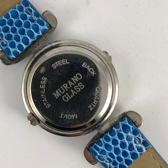 Vintage 1990's Murano Glass Quartz Watch Venice - Picture 3 of 5